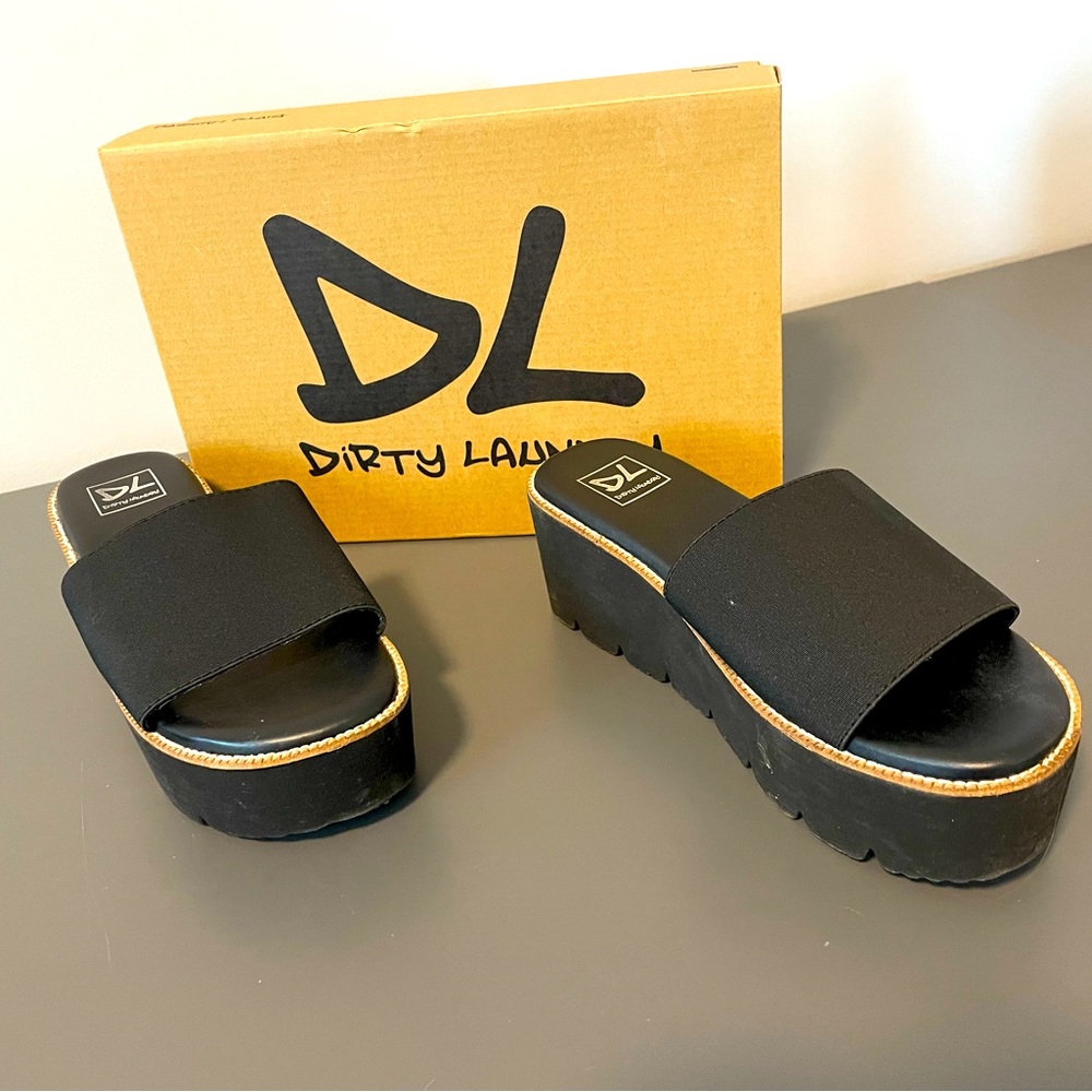 Dirty Laundry brand platform sandal
